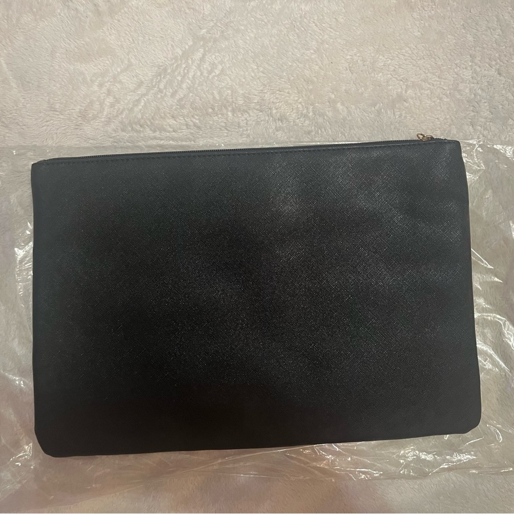 Trina Turk Black and White Oversized Clutch - Picture 3 of 7